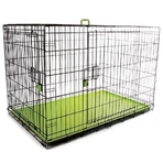 M-Pets Voyager Wire Crate 2 doors Проволочная клетка с 2 дверьми и запатентованным замком Securo lock для собак, XL (106,5х71х76 см) (Зеленый): цены и характеристики