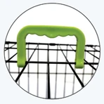 M-Pets Voyager Wire Crate 2 doors Проволочная клетка с 2 дверьми и запатентованным замком Securo lock для собак, XL (106,5х71х76 см) (Зеленый): цены и характеристики