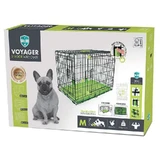 M-Pets Voyager Wire Crate 2 doors Дротова клітка з 2 дверима та запатентованим замком Securo lock для собак, M (76х48х53 см) (Зелений)