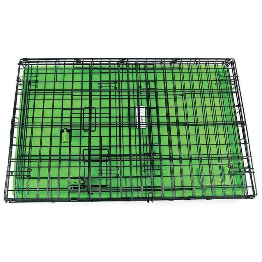M-Pets Voyager Wire Crate 2 doors Дротова клітка з 2 дверима та запатентованим замком Securo lock для собак, M (76х48х53 см) (Зелений): ціни та характеристики