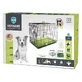 M-Pets Voyager Wire Crate 2 doors Проволочная клетка с 2 дверьми и запатентованным замком Securo lock для собак, L (91,5х58,5х63,5 см) (Зеленый)
