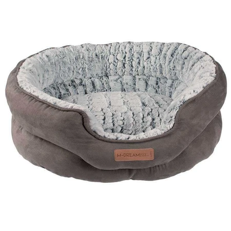 M-Pets Snake Suede Basket Лежак замшевий Зміїна шкіра для собак різних порід та котів, 75х50х25 см: ціни та характеристики