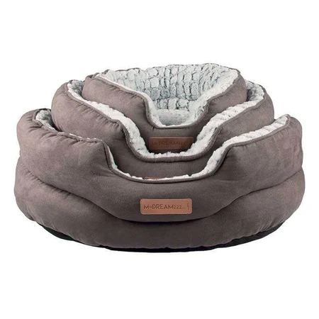 M-Pets Snake Suede Basket Лежак замшевий Зміїна шкіра для собак різних порід та котів, 75х50х25 см: ціни та характеристики