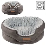 M-Pets Snake Suede Basket Лежак замшевий Зміїна шкіра для собак різних порід та котів, 55х45х23 см: ціни та характеристики