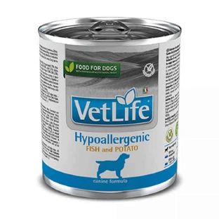 Farmina VetLife Hypoallergenic Fish&Potato - Консервований корм-дієта з рибою та картоплею для собак, які страждають на харчову алергію 300 г