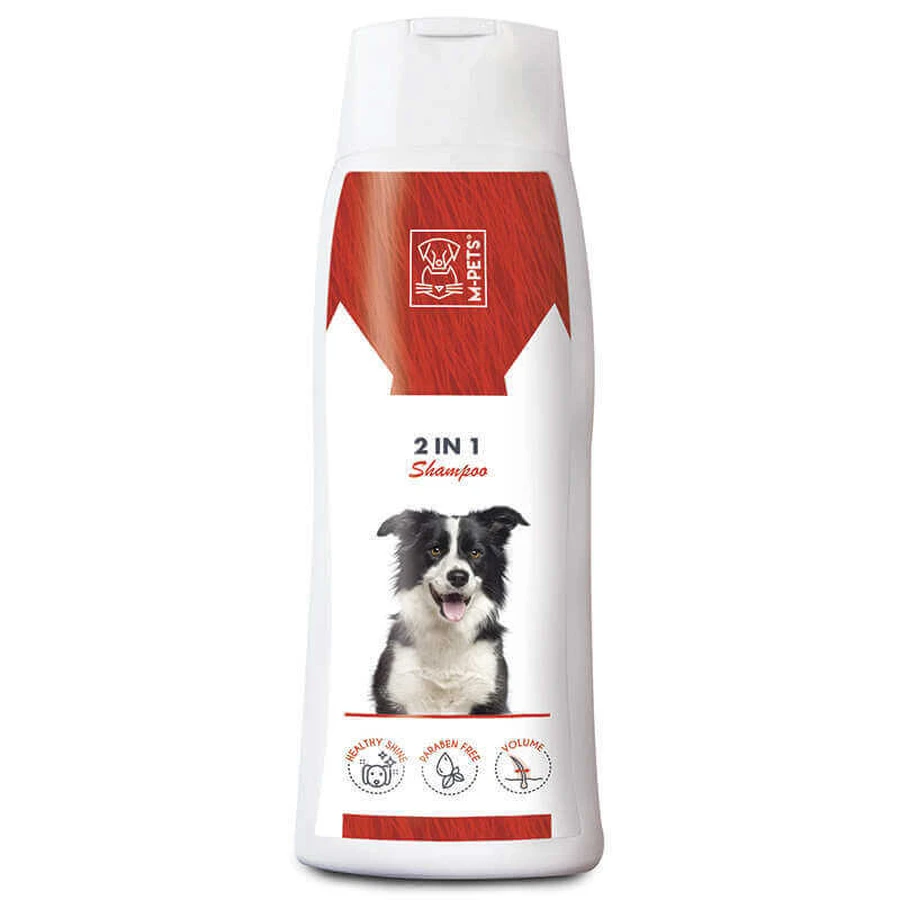 M-Pets Shampoo & Conditioner 2 in 1 Шампунь-кондиціонер без парабенів для собак з усіма типами шерсті, 250 мл: ціни та характеристики