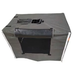 M-Pets Serenity Cover for wire crate Тканинний чохол для клітки, М (77x49x54 см) (Сіро-чорний): ціни та характеристики