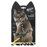 M-Pets Safari Cat Harness&Leash Set Комплект Сафарі зі шлейкою та повідцем для котів, 100-120 см
