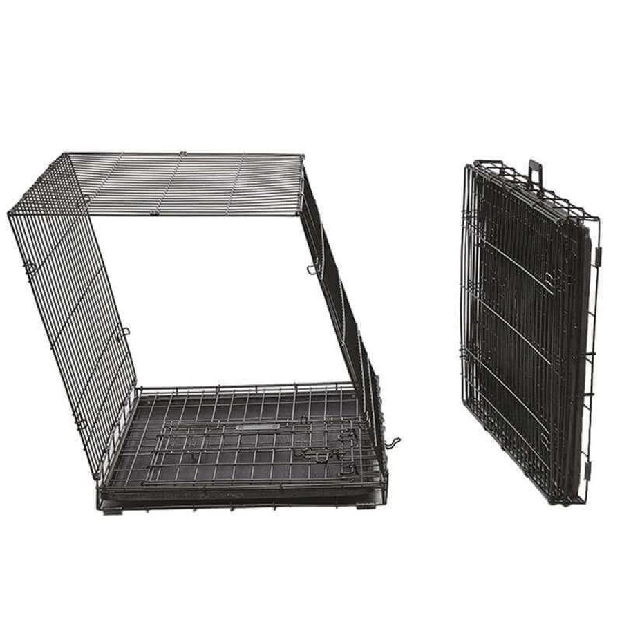 Ferplast (Ферпласт) DOG-INN - Клітка сталева для собак, 108,5x72,7x75,8 см (Чорний): ціни та характеристики