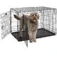 Ferplast (Ферпласт) DOG-INN - Клітка сталева для собак, 123,8x76,2x 81,2 см (Чорний)