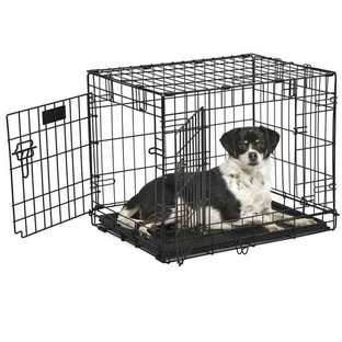 Ferplast (Ферпласт) DOG-INN - Клетка стальная для собак, 64,1x44,7x49,2 см (Черный)