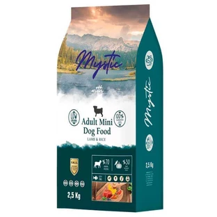 Mystic Adult Mini Dog Food Lamb&Rice Низкозерновой сухой корм с ягненком и рисом для взрослых собак мелких пород, 2,5 кг