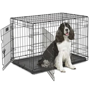 Ferplast (Ферпласт) DOG-INN - Клітка сталева для собак, 92,7x58,1x 62,5 см (Чорний)