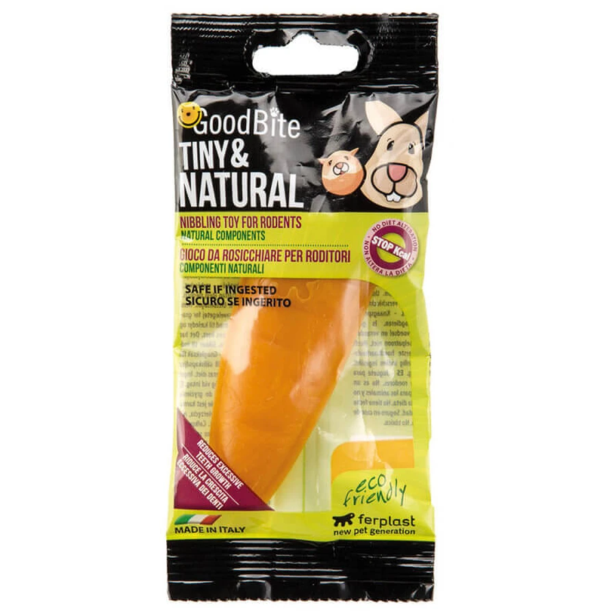 Ferplast (Ферпласт) Goodb Tin & Nat Carrot - Жувальна іграшка для гризунів в формі моркви, 1 шт./уп.: ціни та характеристики