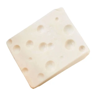 Ferplast (Ферпласт) Goodb Tin & Nat Cheese - Жевательная игрушка для грызунов в форме творога, 1 шт./уп.