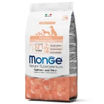 Monge Natural Superpremium All Breeds Puppy & Junior Сухий корм з лососем і рисом для цуценят всіх порід, 800 г: ціни та характеристики