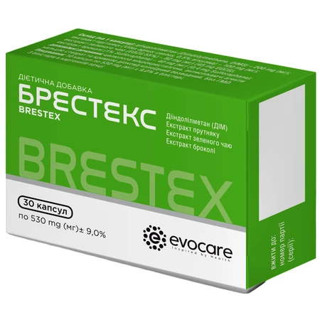 Брестекс 530 мг Evocare Brestex капсулы, №30: цены и характеристики