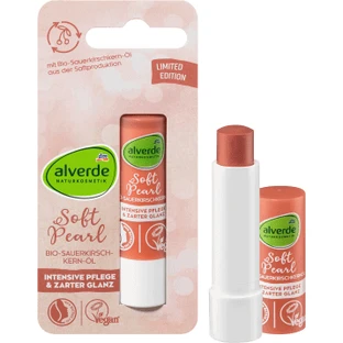 Alverde Naturkosmetik Мягкий жемчужный бальзам для губ, 4,8 г