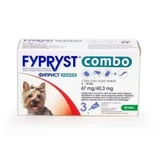 Fypryst Combo Dog S 67 мг Fypryst Combo Dog S 67 мг, 3 пипетки для собак мелких пород 2-10 кг, 3 пипетки, Krka
