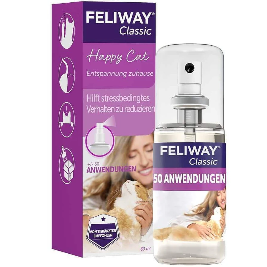 Успокаивающий спрей Feliway Classic, 60 мл, Ceva Sante: цены и характеристики