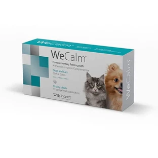 Антистрессовая добавка для собак и кошек WeCalm, 30 таблеток, WePharm