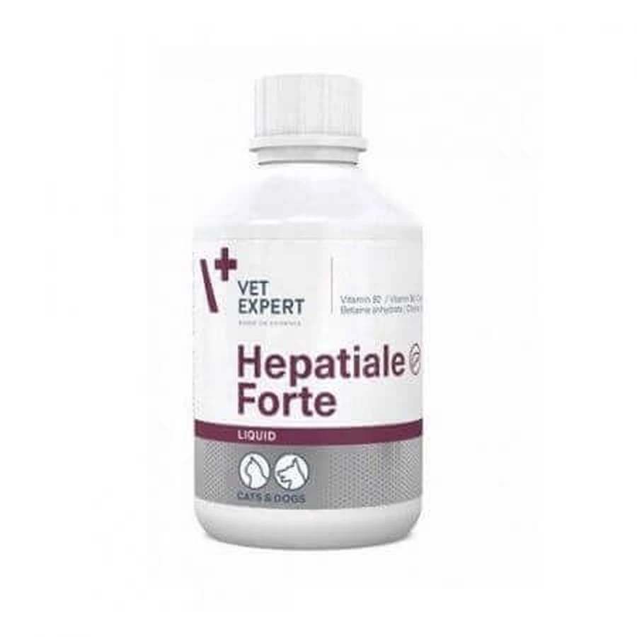 Добавка для зміцнення функції печінки у собак та котів Hepatiale Forte Liquid, 250 мл, VetExpert: ціни та характеристики
