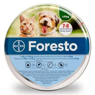 Ошейник Foresto для кошек и мелких собак, 1 штука, Bayer Vet