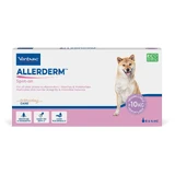 Дерматологічний засіб для шкіри для собак понад 10 кг Allerderm Spot On, 6 піпеток по 4 мл, Virbac
