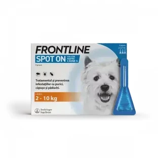 Frontline Spot On S, 2-10 кг, 3 піпетки, Frontline