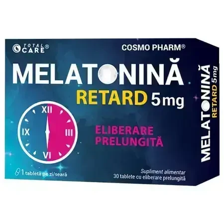 Мелатонин Ретард, 5 мг, 30 таблеток, Cosmo Pharm: цены и характеристики