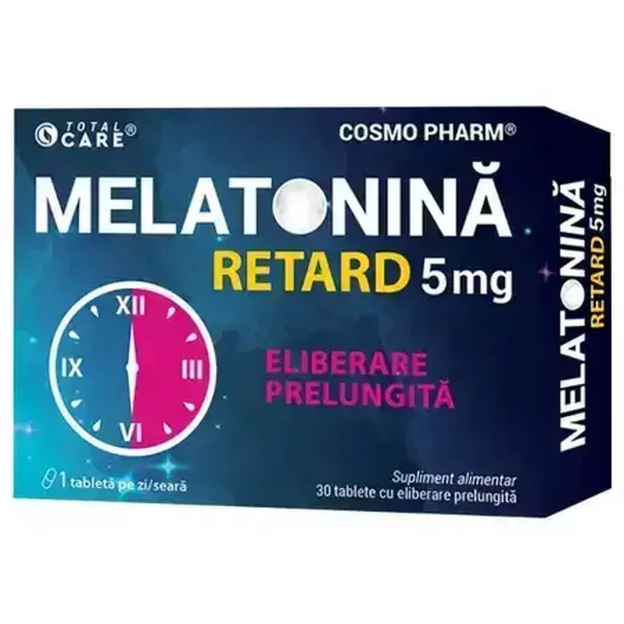 Мелатонин Ретард, 5 мг, 30 таблеток, Cosmo Pharm: цены и характеристики