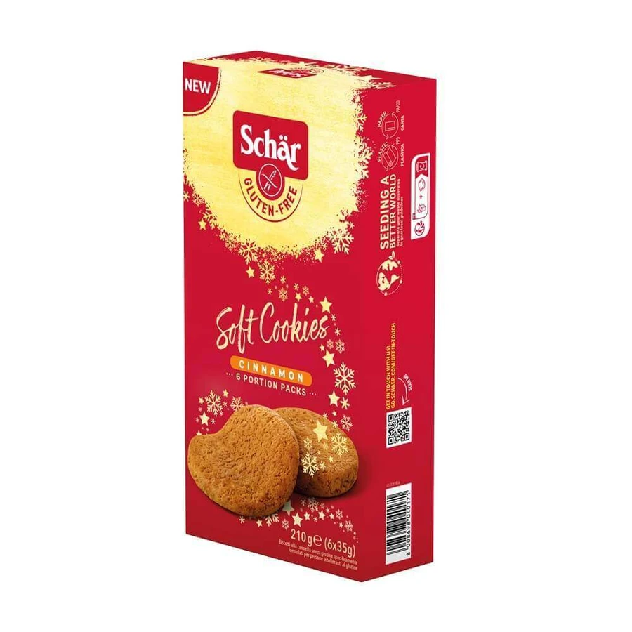 Мягкий торт без глютена Печенье с корицей Мягкий торт, 210 г, Schar: цены и характеристики