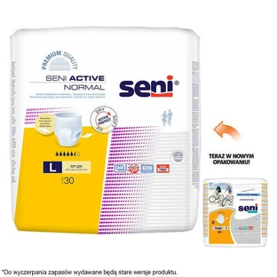 Seni Active Normal, впитывающие трусы, большие, 100-135 см, 30 шт.