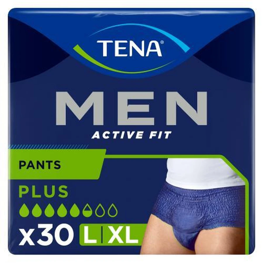 Tena Men Active Fit Pants, впитывающие трусы, размер L/XL, 95-130 см, Plus, 30 шт.: цены и характеристики