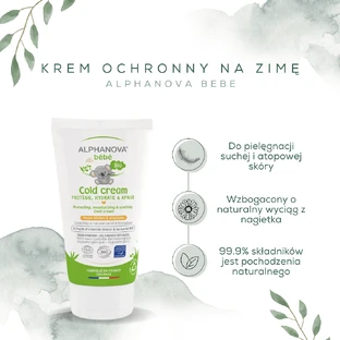 Alphanova Bebe Cold Cream, органічний крем для захисту взимку, 50 мл