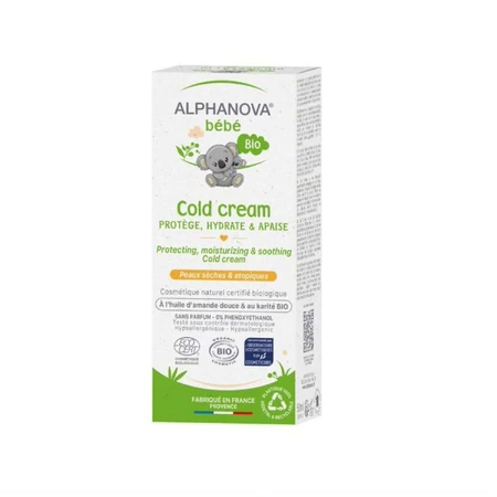Alphanova Bebe Cold Cream, органічний крем для захисту взимку, 50 мл: ціни та характеристики