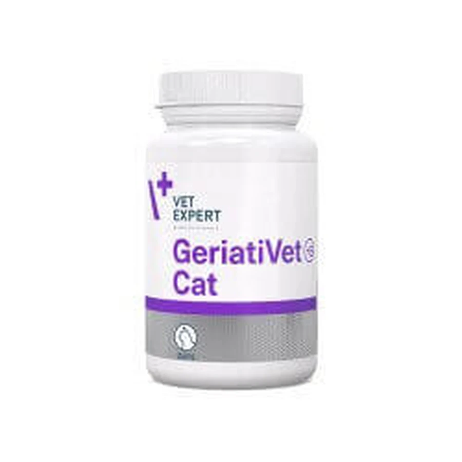 Добавка для гериатрических кошек GeriatiVet Cat Twist Off, 60 капсул, VetExpert: цены и характеристики