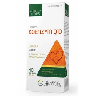 Коэнзим Q10 100 мг 40 капсул Medica Herbs