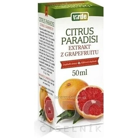 VIRDE CITRUS PARADISI 1×50 мл, экстракт грейпфрута в каплях: цены и характеристики