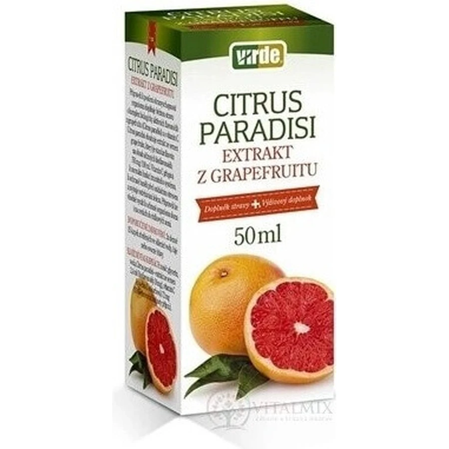 VIRDE CITRUS PARADISI 1×50 мл, экстракт грейпфрута в каплях: цены и характеристики