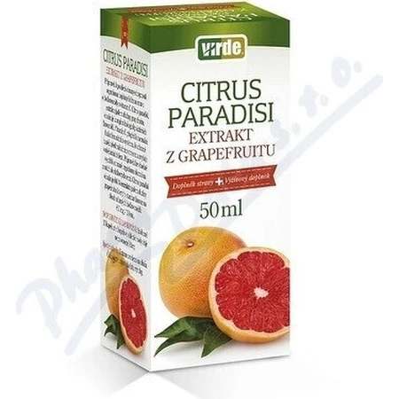 VIRDE CITRUS PARADISI 1×50 мл, экстракт грейпфрута в каплях: цены и характеристики