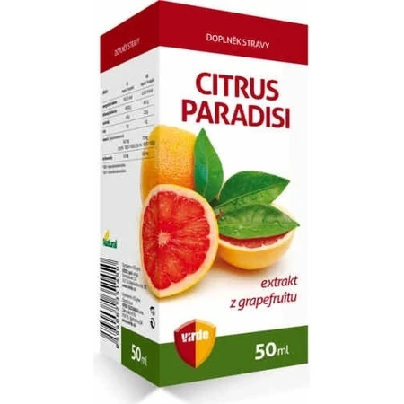 VIRDE CITRUS PARADISI 1×50 мл, экстракт грейпфрута в каплях: цены и характеристики