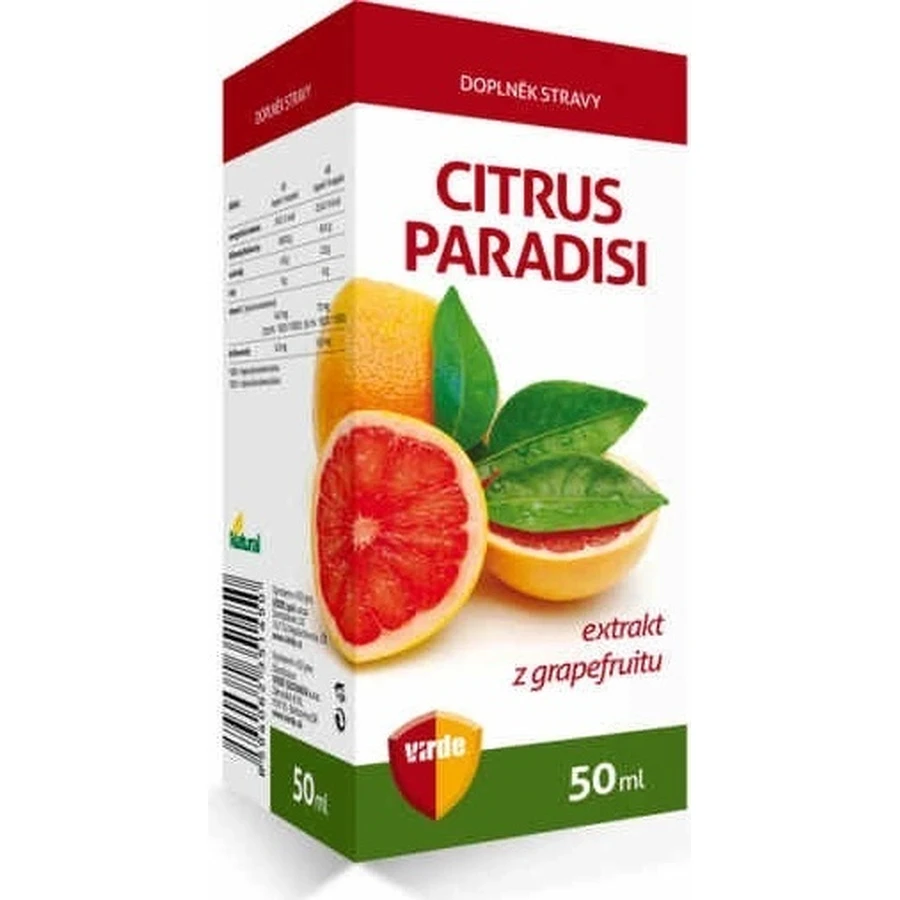 VIRDE CITRUS PARADISI 1×50 мл, экстракт грейпфрута в каплях: цены и характеристики