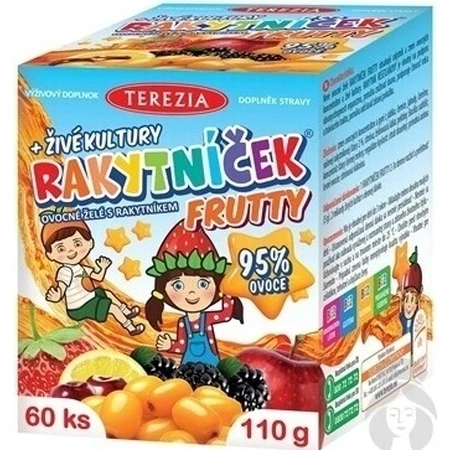 TEREZIA CANCER FRUTTY + живые культуры 1×60 шт, пищевая добавка для детей: цены и характеристики