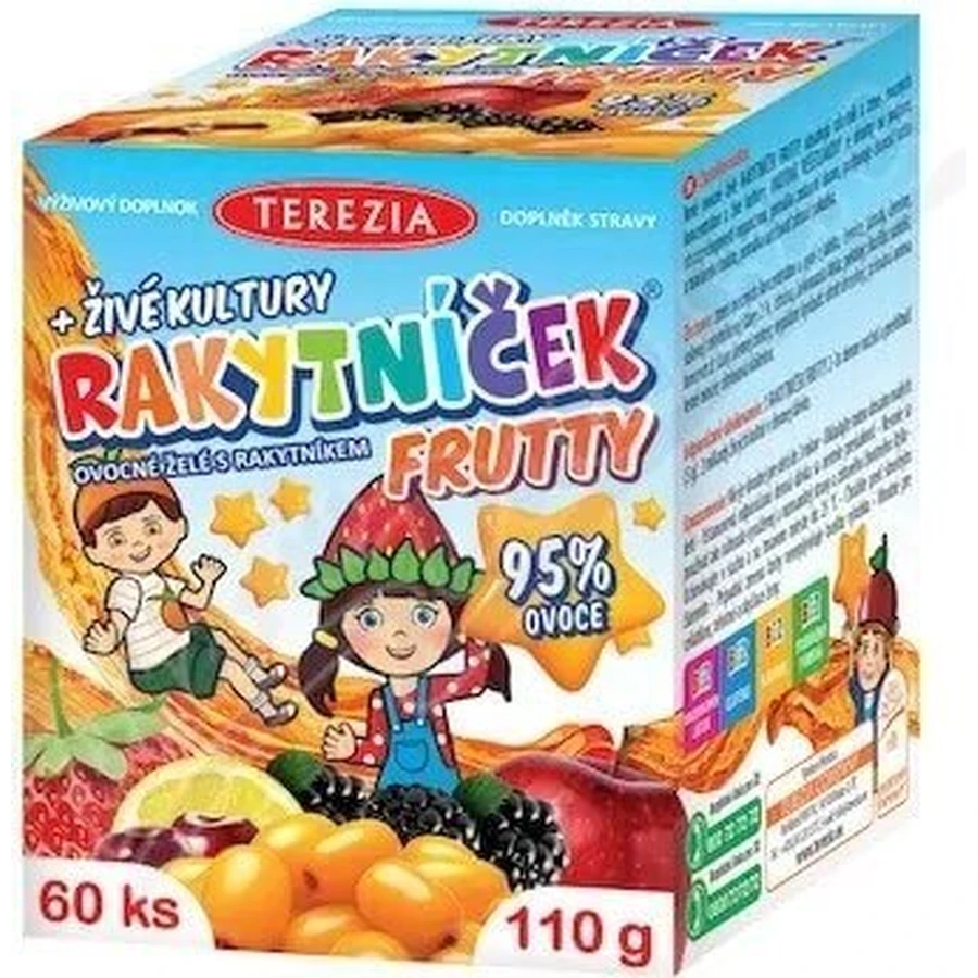 TEREZIA CANCER FRUTTY + живые культуры 1×60 шт, пищевая добавка для детей: цены и характеристики