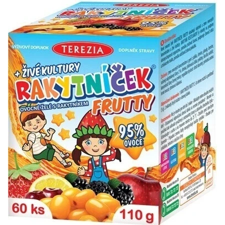 TEREZIA CANCER FRUTTY + живые культуры 1×60 шт, пищевая добавка для детей: цены и характеристики