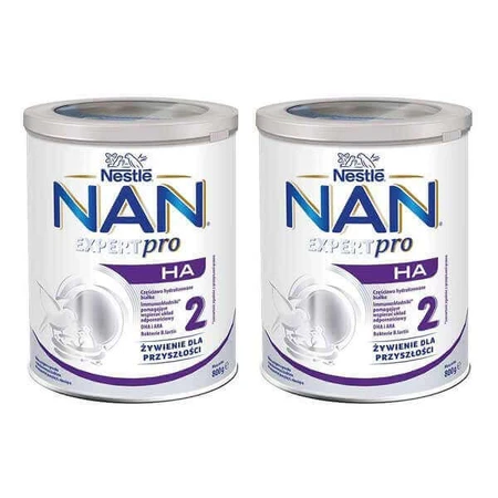 Nestle NAN Expertpro HA 2, Молоко для дітей після 6 місяців, 2 х 800 г: ціни та характеристики