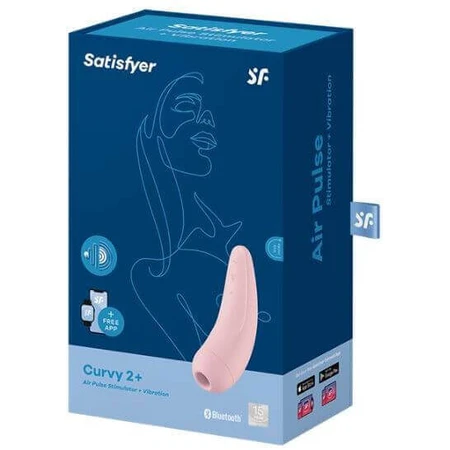 Вибратор для клиторальной стимуляции Satisfyer Curvy 2+ розовый: цены и характеристики