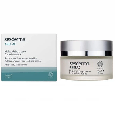 Набір Sesderma Azelac, зволожуючий крем для обличчя, 50 мл + Hidraven, пінистий крем без мила, 300 мл за 1 копійку: ціни та характеристики