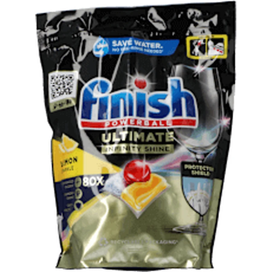 Моющее средство для ваз Finish Ultimate Infinity Shine, 80 шт.: цены и характеристики